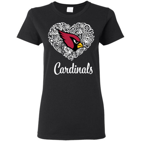 Arizona Cardinals Lace Heart Shirts