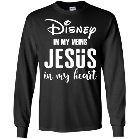 Disney in my veins jesus in my heart T shirt