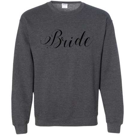 Womens Bride Shirt G180 Gildan Crewneck Pullover Sweatshirt 8 oz