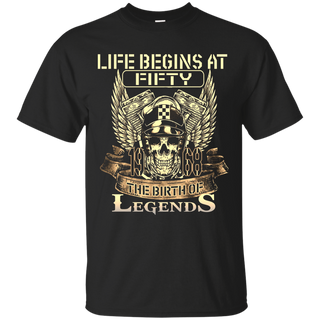 Life begins at fifty 1968 The birth of legends T shirt