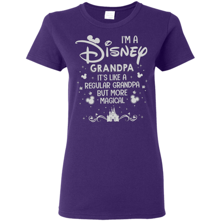 I am a Disney grandpa It's like a regular grandpa but more magical Unisex Short Sleeve T-Shirt Tee, Disney Family Vacation