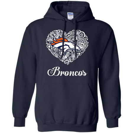 Denver Broncos Lace Heart Shirts