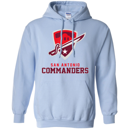 Vintage San Antonio Football Commanders Shirt G185 Gildan Pullover Hoodie 8 oz