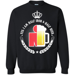 Triathlon Half Iron Half Beer Sweatshirt