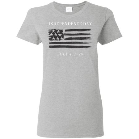 Independence Day Shirt G500L Gildan Ladies' 5.3 oz. T-Shirt