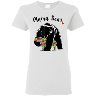 Unisex Mama Bear With Color Baby For Mather s Day Shirt G500L Gildan Ladies 5 3 oz T Shirt