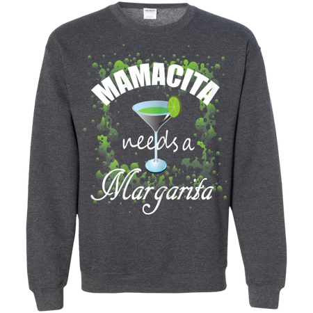 Womens Womens Mamacita Needs A Margarita Shirt G180 Gildan Crewneck Pullover Sweatshirt 8 oz