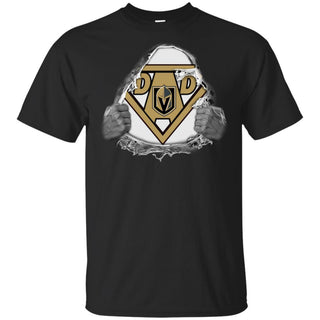 Dad Superman Fan Of Vegas Golden Knights Hockey T-Shirt VA06