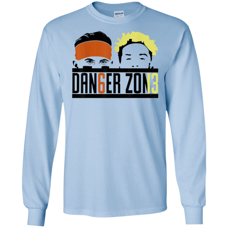 Danger Zone Mayfield Browns Football Shirt G240 Gildan LS Ultra Cotton T-Shirt