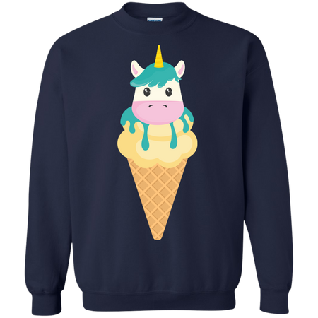 Unicorn Ice Cream Cone for Ice Cream Lovers Sweatshirt