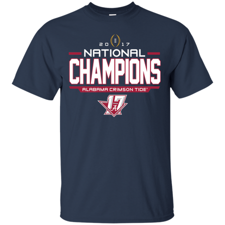 Alabama Crimson Tide Heather College Football Playoff 2017 National Champions Schedule T shirt