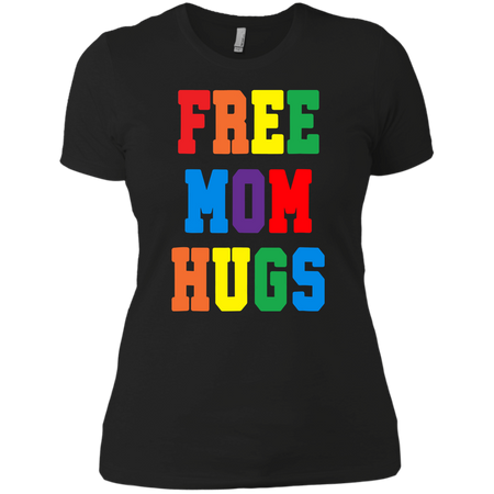 Free Mom Hugs Shirt for Rainbow Gay Pride Ladies Boyfriend shirt