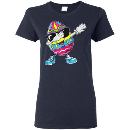 Dabbing Easter Egg Shirt G500L Gildan Ladies 5 3 oz T Shirt