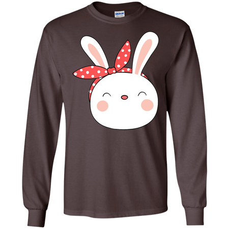 Happy Easter Bunny Shirt G240 Gildan LS Ultra Cotton T Shirt