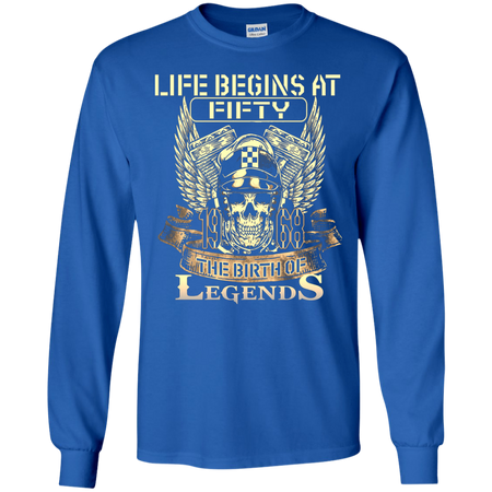 Life begins at fifty 1968 The birth of legends T shirt