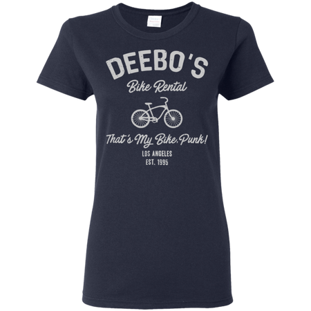 Vintage Deebo s Bike Rental That s My Bike Punk 1995 Shirt G500L Gildan Ladies 5 3 oz T Shirt