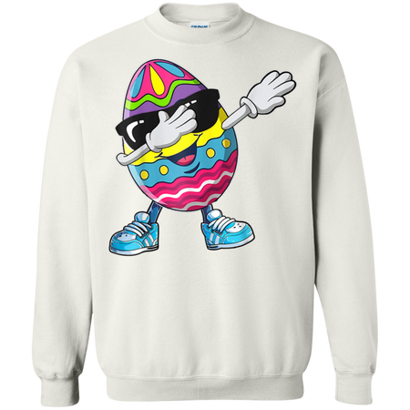 Dabbing Easter Egg Shirt G180 Gildan Crewneck Pullover Sweatshirt 8 oz