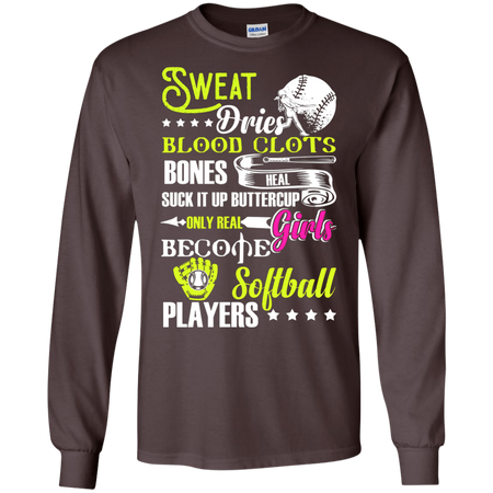 Only Real Girls Become Softball Players T Shirt