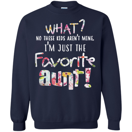 What No these kids arenäó t mine Iäó m just the favorite aunt Sweatshirt