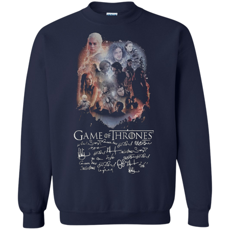 Game of thrones cast autograph shirt Sweatshirt