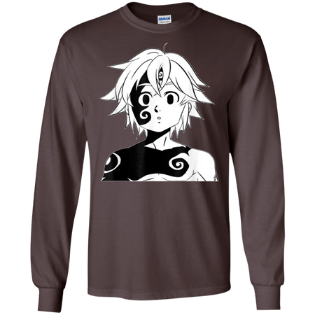 Seven Deadly Sins Nanatsu No Taizai Meliodas Dragon Shirt G240 Gildan LS Ultra Cotton T-Shirt