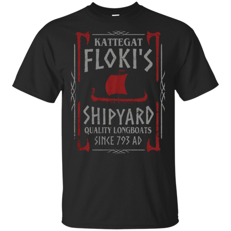 Kattegat Floki's Shipyard - Vikings Unisex T-Shirt