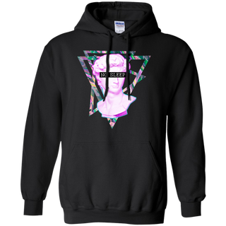 No Sleep Vaporwave Aesthethic Retro 80 s Shirt G185 Gildan Pullover Hoodie 8 oz