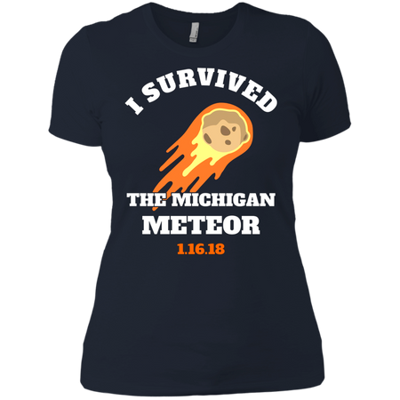 2018 I Survived Michigan Meteor T shirt