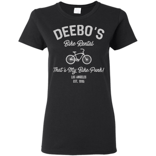 Deebo s Bike Rentals Shirt G500L Gildan Ladies 5 3 oz T Shirt