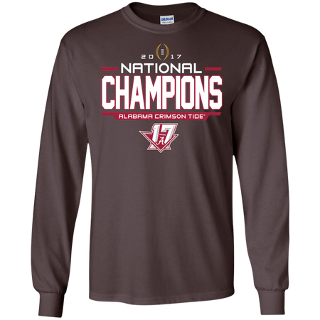 Alabama Crimson Tide Heather College Football Playoff 2017 National Champions Schedule T shirt