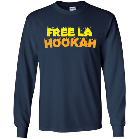 Free La Hooka Shisha Cool Shirt G240 Gildan LS Ultra Cotton T Shirt