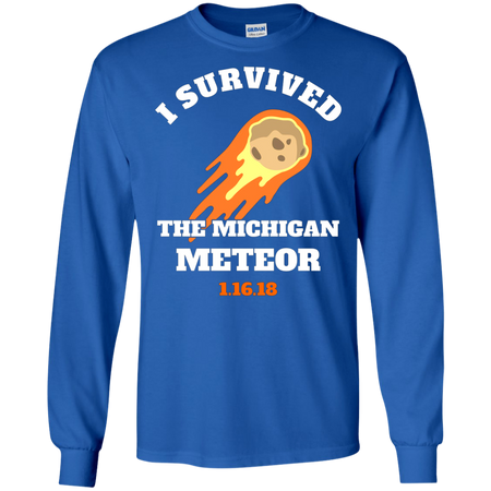 2018 I Survived Michigan Meteor T shirt