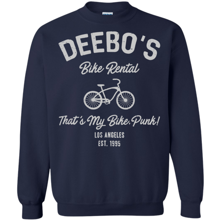 Vintage Deebo s Bike Rental That s My Bike Punk 1995 Shirt G180 Gildan Crewneck Pullover Sweatshirt 8 oz