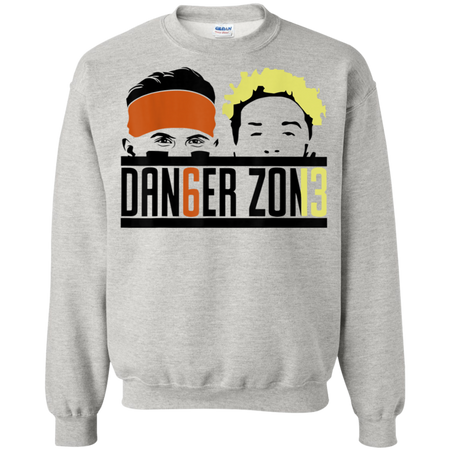 Danger Zone Mayfield Browns Football Shirt G180 Gildan Crewneck Pullover Sweatshirt  8 oz.