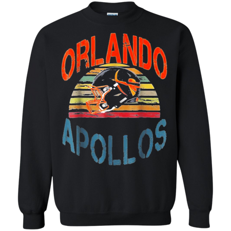 Vintage Orlando Football Apollos Shirt For Fans G180 Gildan Crewneck Pullover Sweatshirt 8 oz