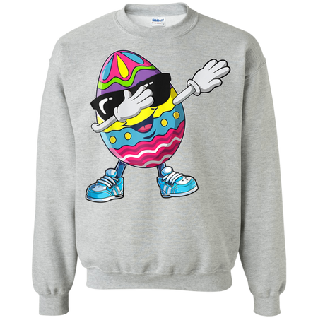 Dabbing Easter Egg Shirt G180 Gildan Crewneck Pullover Sweatshirt 8 oz