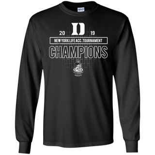 Basketball Duke 2019 Acc Championship Shirt G240 Gildan LS Ultra Cotton T Shirt