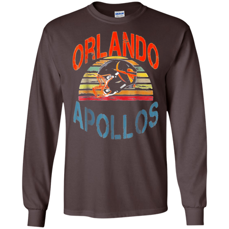 Vintage Orlando Football Apollos Shirt For Fans G240 Gildan LS Ultra Cotton T Shirt