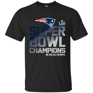 NFL New England Patriots Charcoal Super Bowl LII Champions T shirt