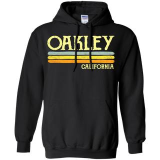 Vintage Oakley California CA Shirt G185 Gildan Pullover Hoodie 8 oz