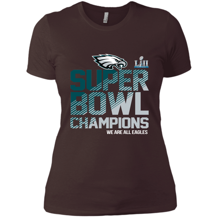 NFL Philadelphia Eagles Charcoal Super Bowl LII Champions T shirt