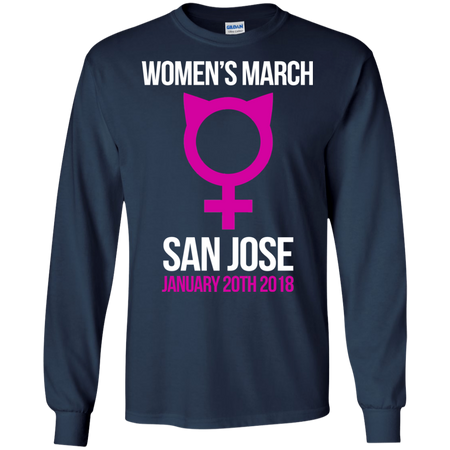 Womens March Pussyhat San Jose January 20th 2018 T shirt
