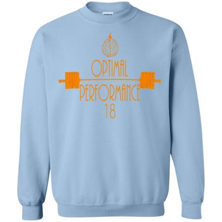 Optimal Performance 18 Shirt G180 Gildan Crewneck Pullover Sweatshirt  8 oz.