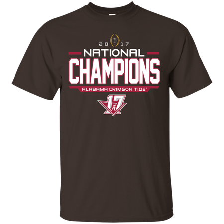 Alabama Crimson Tide Heather College Football Playoff 2017 National Champions Schedule T shirt