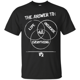 The Answer To Life The Universe Everything T shirt