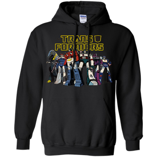 Transformers Robot Group Vintage Graphic Hoodie