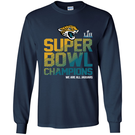 NFL Jacksonville Jaguars Charcoal Super Bowl LII Champions T shirt