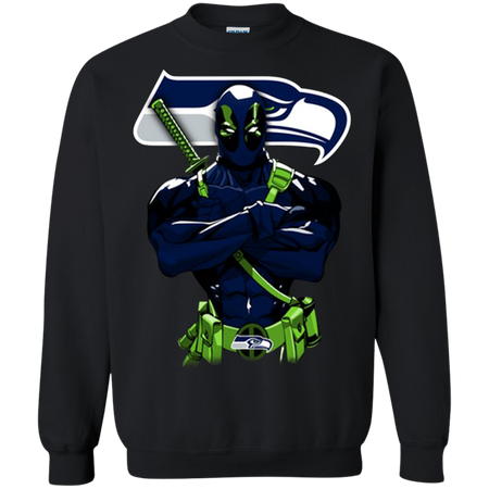 Giants Deadpool Seattle Seahawks Sweatshirt