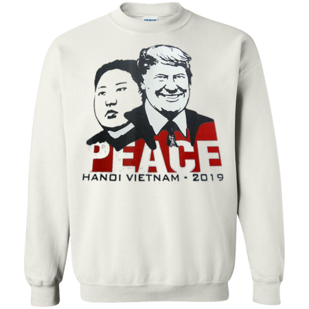 Kim And Trump United States Vietnam Summit Feb Shirt G180 Gildan Crewneck Pullover Sweatshirt  8 oz.