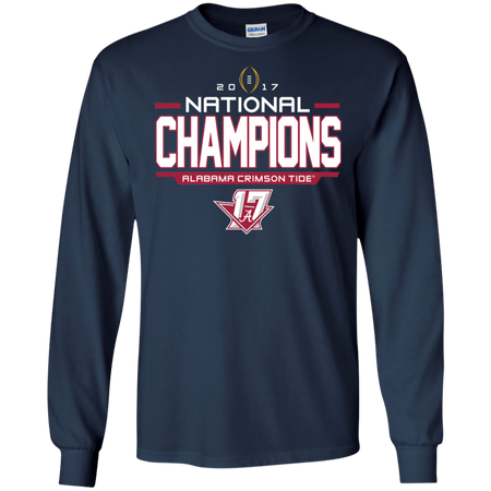 Alabama Crimson Tide Heather College Football Playoff 2017 National Champions Schedule T shirt